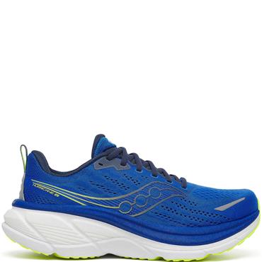 SAUCONY MENS LACE TRAINER - BLUE LIME